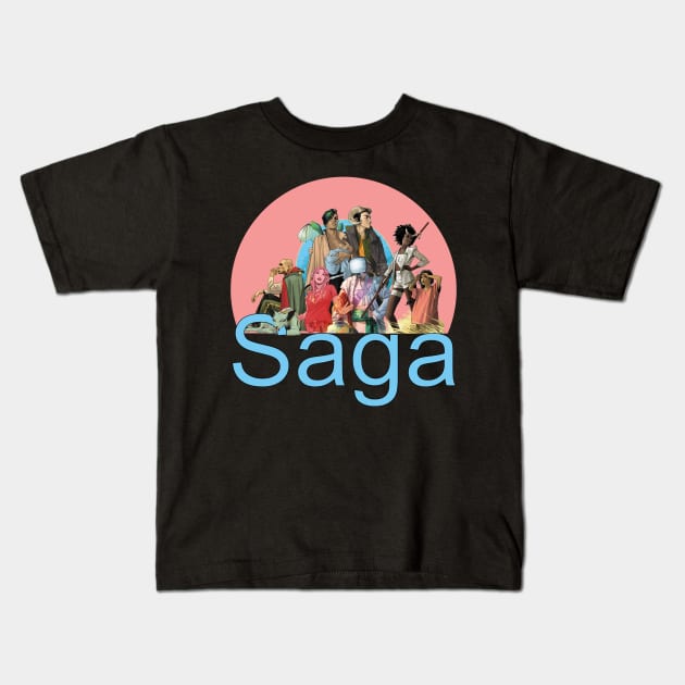 The Entire Saga Kids T-Shirt by Kayllisti